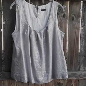 J.Crew silver sparkle top